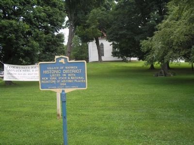 Marker in Warwick, NY. Click for full size. Marker in Warwick, NY image. Click for full size.