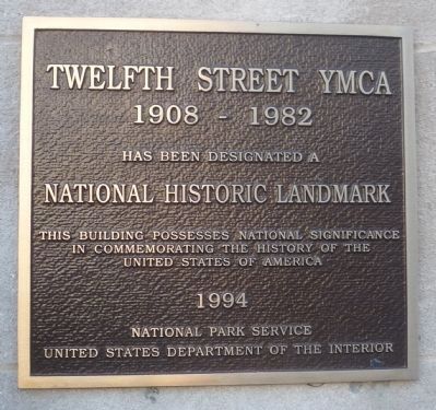 12th Street YMCA - National Historic Landmark (1994) image. Click for full size.