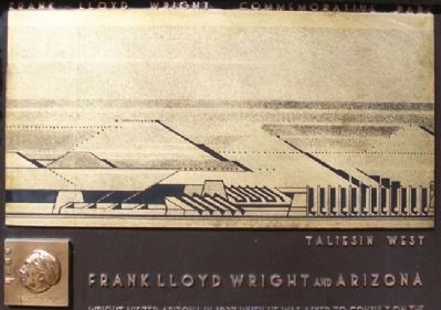 Frank Lloyd Wright Marker Detail. Click for full size. Frank Lloyd Wright Marker Detail image. Click for full size.