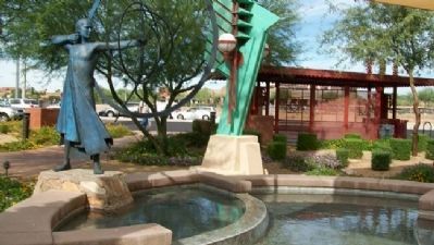 Frank Lloyd Wright Park Fountain. Click for full size. Frank Lloyd Wright Park Fountain image. Click for full size.