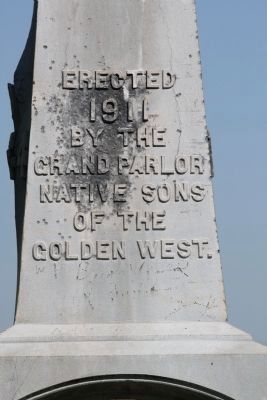 Camp Far West Cemetery Monument image. Click for full size.
