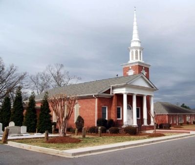 Honea Path Presbyterian Church -<br>Located Just North of the Cemetery image. Click for full size.