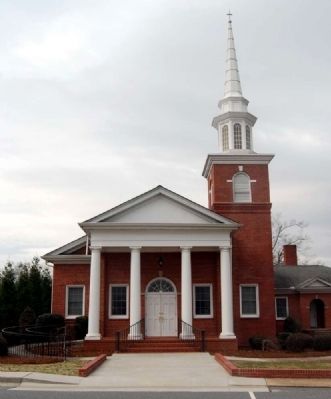 Honea Path Presbyterian Church -<br>East Facade image. Click for full size.