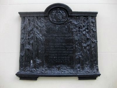 Here Stood Hamilton Marker. Click for full size. Here Stood Hamilton Marker image. Click for full size.