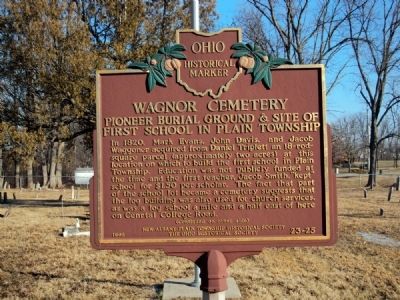 Wagnor Cemetery Marker image. Click for full size.