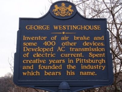 George Westinghouse Marker image. Click for full size.