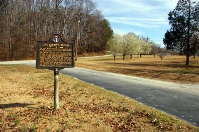 Line Baptist Church Marker image. Click for full size.