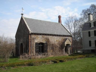 Stone Library in Garden image. Click for full size.