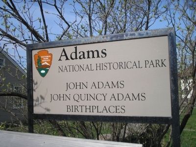Adams National Historical Park Marker. Click for full size. Adams National Historical Park Marker image. Click for full size.