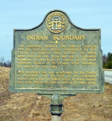 Indian Boundary Marker. Click for full size. Indian Boundary Marker image. Click for full size.