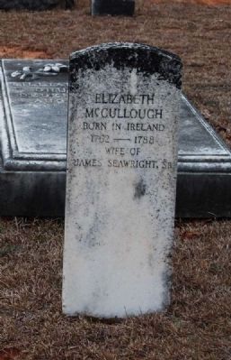 Elizabeth McCullough Tombstone image. Click for full size.
