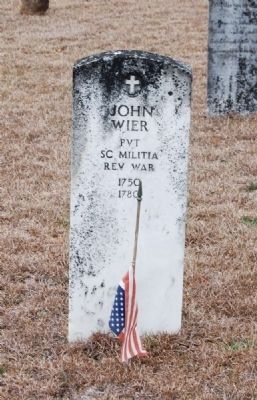 John Wier Tombstone image. Click for full size.