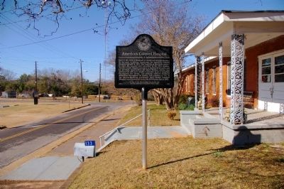 Americus Colored Hospital Marker image. Click for full size.