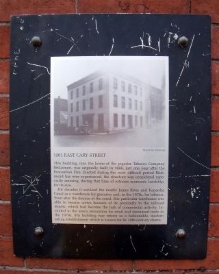 1201 East Cary Street Marker image. Click for full size.