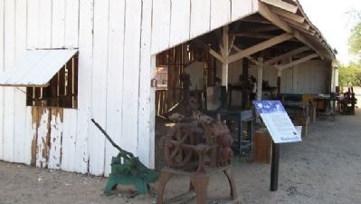 Blacksmith and Machine Shop and Marker. Click for full size. Blacksmith and Machine Shop and Marker image. Click for full size.