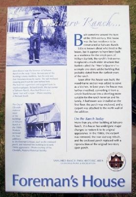 Foreman's House Marker. Click for full size. Foreman's House Marker image. Click for full size.