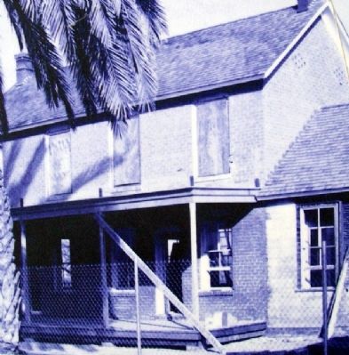 Photo on Foreman's House Marker. Click for full size. Photo on Foreman's House Marker image. Click for full size.