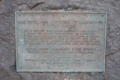 Fort Davis Plaque. Click for full size. Fort Davis Plaque image. Click for full size.