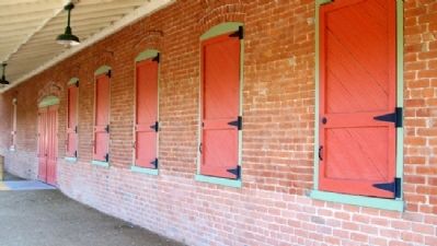 North Wall of Fruit Packing Shed. Click for full size. North Wall of Fruit Packing Shed image. Click for full size.