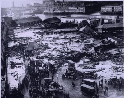 Panorama of the Molasses Disaster site image. Click for full size.