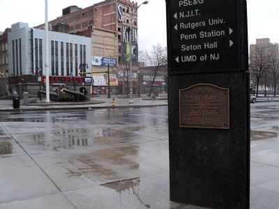 Marker in Newark. Click for full size. Marker in Newark image. Click for full size.