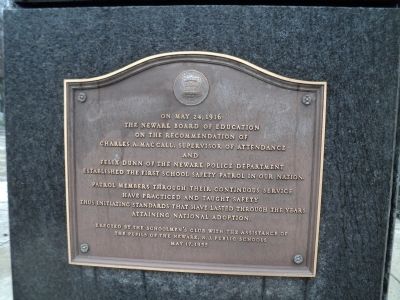 First School Safety Patrol in America Marker. Click for full size. First School Safety Patrol in America Marker image. Click for full size.
