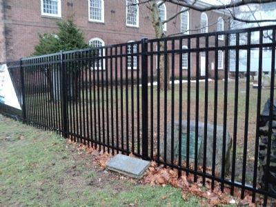 Marker in Presbyterian Church Cemetery image. Click for full size.