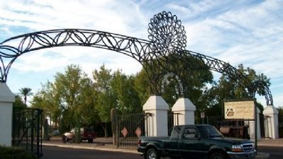 Entrance to Sahuaro Ranch Park off 59th Avenue image. Click for full size.