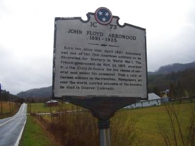 John Floyd Arrowood Marker. Click for full size. John Floyd Arrowood Marker image. Click for full size.