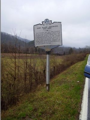 John Floyd Arrowood Marker. Click for full size. John Floyd Arrowood Marker image. Click for full size.