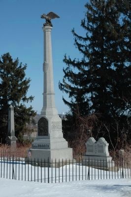 Ellsworth Plot & Memorial in Hudson View Cemetery. Click for full size. Ellsworth Plot & Memorial in Hudson View Cemetery image. Click for full size.