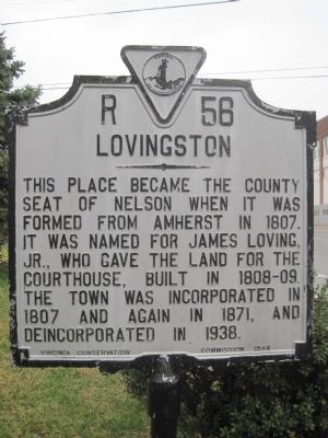 Lovingston Marker. Click for full size. Lovingston Marker image. Click for full size.