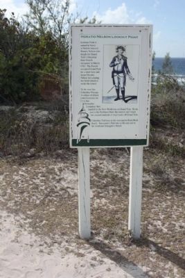Horatio Nelson Lookout Point Marker. Click for full size. Horatio Nelson Lookout Point Marker image. Click for full size.