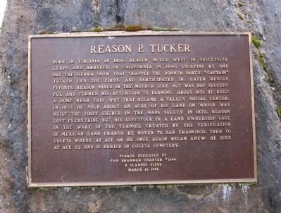 Reason P. Tucker Marker image. Click for full size.