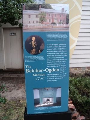 The Belcher-Ogden Mansion Marker image. Click for full size.