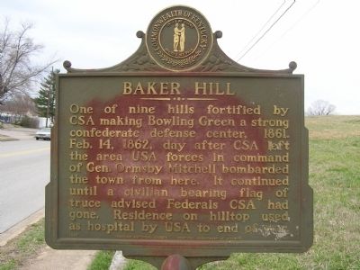 Baker Hill Marker. Click for full size. Baker Hill Marker image. Click for full size.