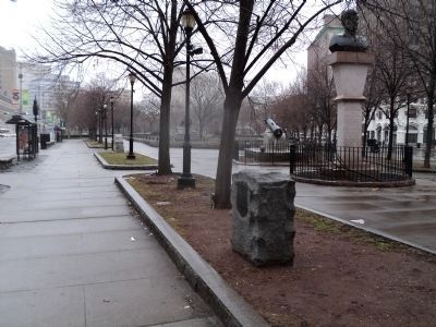 Marker in Military Park image. Click for full size.