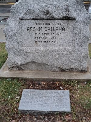 Archie Callahan Marker image. Click for full size.