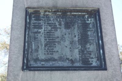 German Confederate Soldier's Monument east face image. Click for full size.
