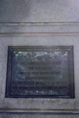 German Confederate Soldier's Monument north face image. Click for full size.