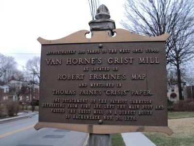 Van Horne’s Grist Mill Marker. Click for full size. Van Horne’s Grist Mill Marker image. Click for full size.
