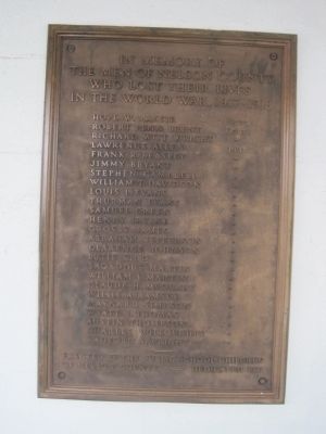 Nelson County World War Memorial Marker image. Click for full size.