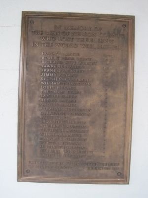 Nelson County World War II Memorial Marker. Click for full size. Nelson County World War II Memorial Marker image. Click for full size.