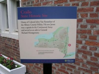 Fort Crailo Marker. Click for full size. Fort Crailo Marker image. Click for full size.