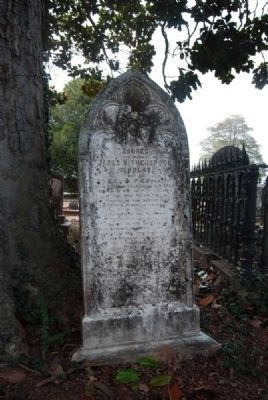 James Witherspoon Wardlaw Tombstone image. Click for full size.