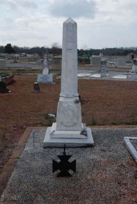 Capt. William Henry White<br>Tombstone - South Facing image. Click for full size.