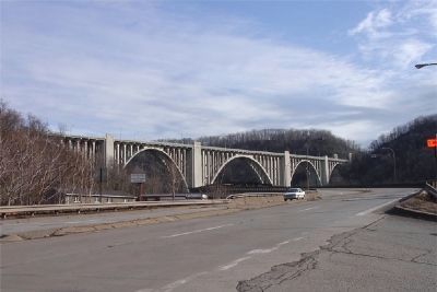 George Westinghouse Bridge in East Pittsburgh image. Click for full size.