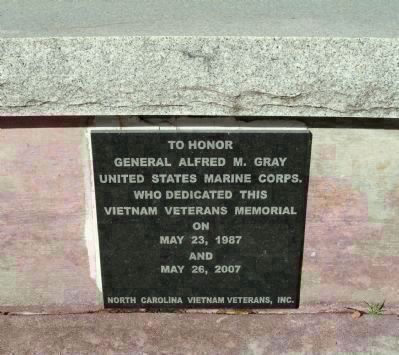 Dedication Plaque. Click for full size. Dedication Plaque image. Click for full size.