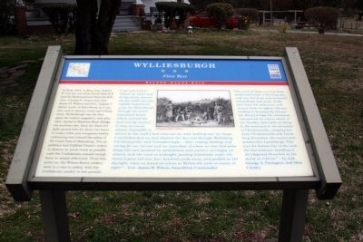 Wylliesburgh Civil War Trails Marker image. Click for full size.