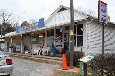 The Jackson Hardware and General Store and Marker image. Click for full size.